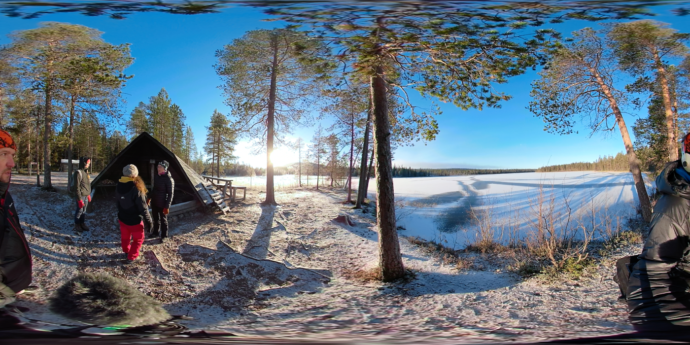 360 video shot of fieldwork done with Finnish reindeer specialists